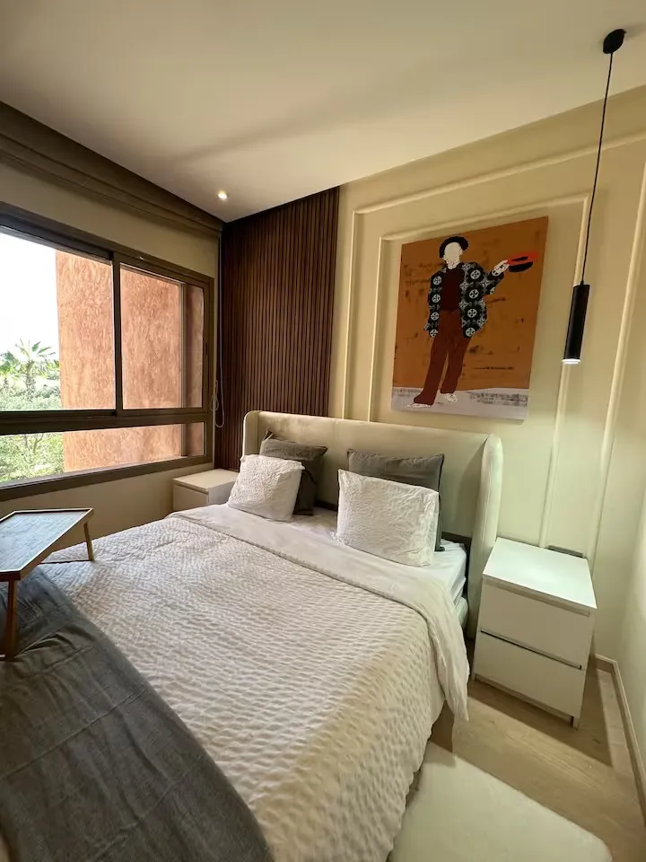 Un bel appartement à louer à Marrakech, doté d’un design moderne et élégant Un bel appartement à louer à Marrakech, doté d’un design moderne et élégant
