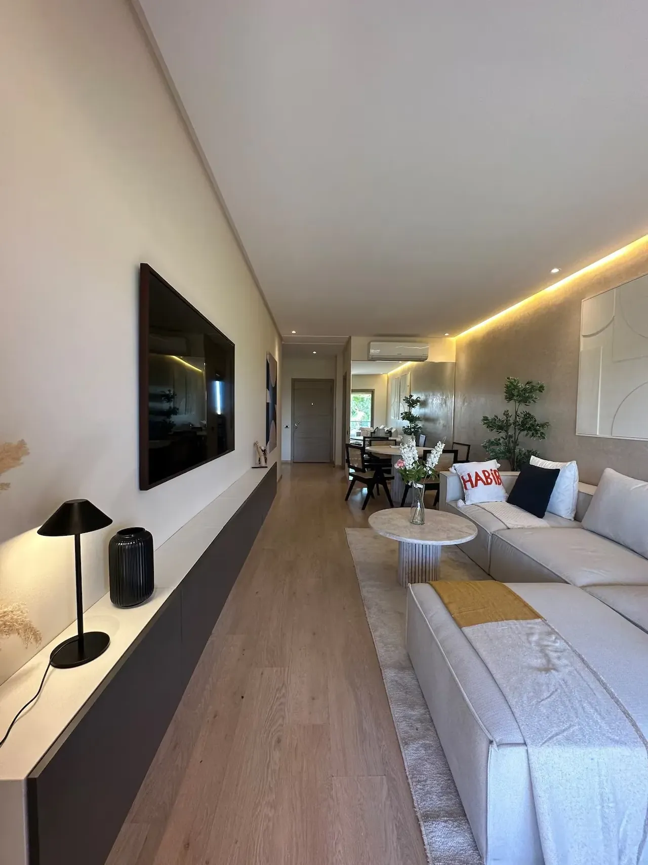 Un bel appartement à louer à Marrakech, doté d’un design moderne et élégant Un bel appartement à louer à Marrakech, doté d’un design moderne et élégant